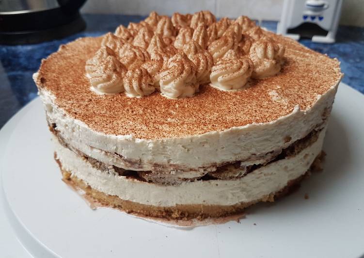 Tiramisu sajttorta sütés nélkül