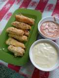 Palitos de salmón de aperitivo