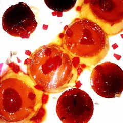 A picture of Eggless Carmlize Custard Pudding.