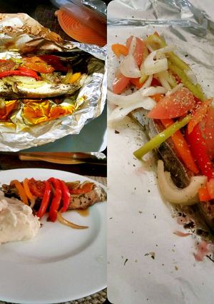 Una foto de Papillote de Pescado