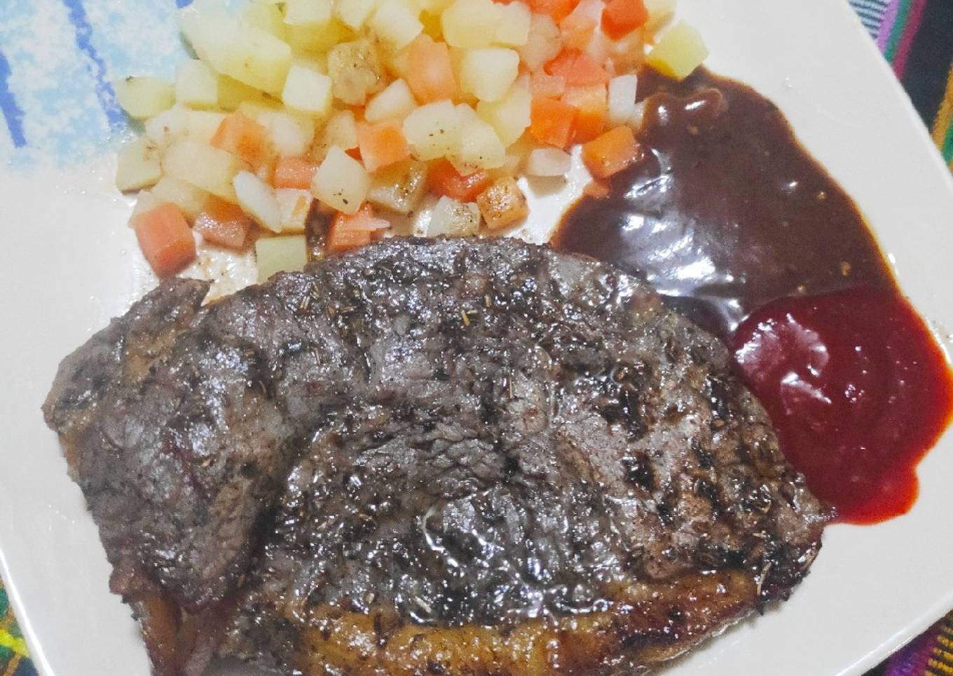 13. Steak Daging Resto ala Rumahan