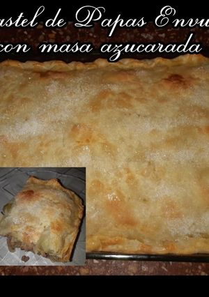 Una foto de Pastel de papas envuelto en masa Azucarada 😋