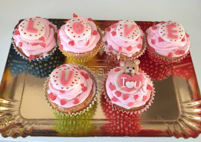 SANNIX 72 Decorazioni Per Cupcake San Valentino - 9 Disegni (Cuori, Cupido, Dinosauro, Lettere) - Topper Per Torte E Dessert