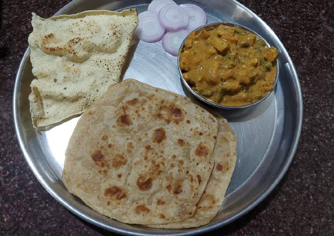 Veg kolhapuri sabji