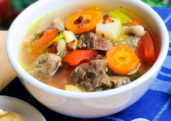 Resep Sop Daging Sapi Kuah Bening Oleh Mba Wen Cookpad