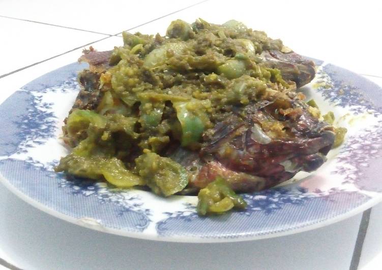 Resep Ikan mujair sambal hijau Lezat