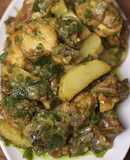 Ayam goreng kentang sambel ijo