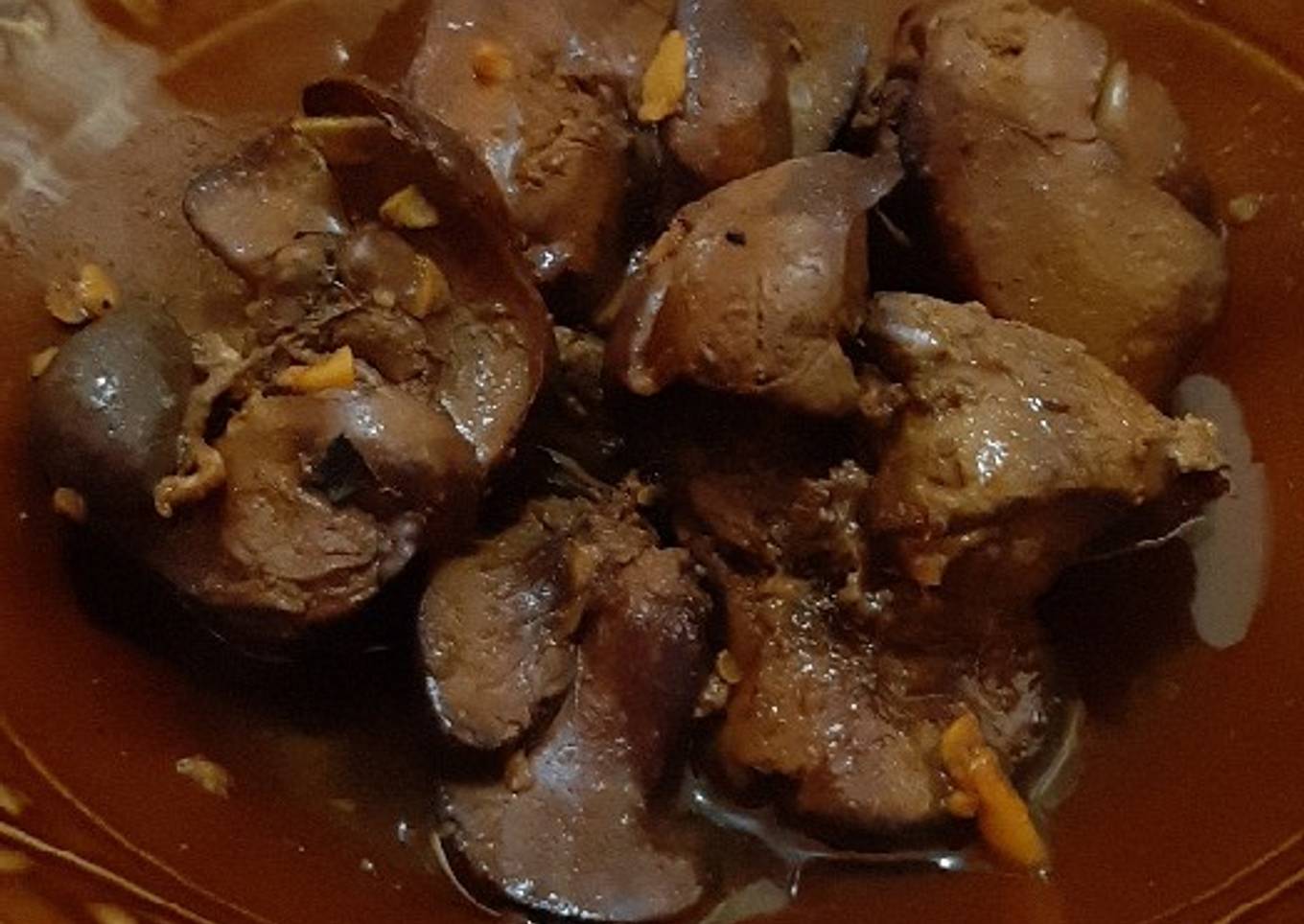 Ati Kecap Simpel dan Enak Dengan Bumbu Seadanya