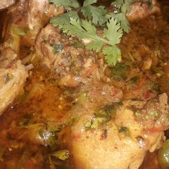 A picture of Chicken masala.