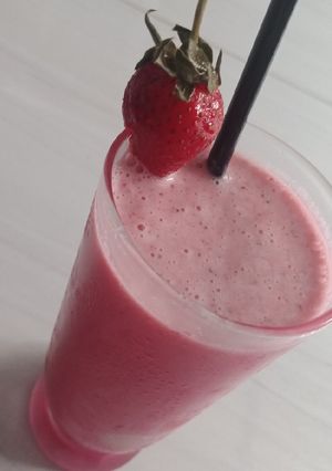 Foto resep Smoothie Strawberry