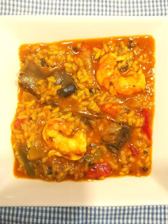 Una foto de Arroz caldoso en wok