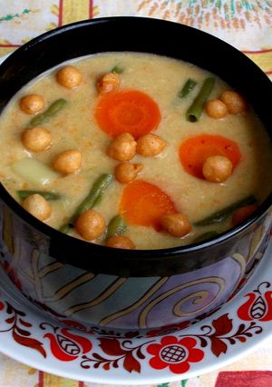 Zöldséges krémleves recept fotója