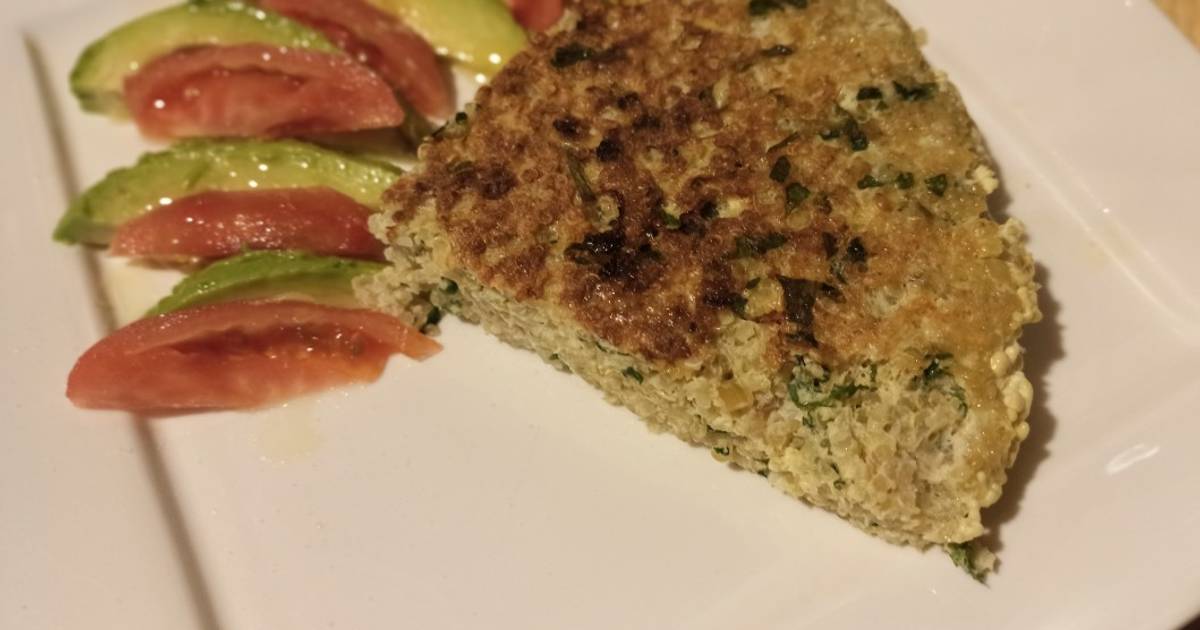 Tortilla de quinoa Receta de Julieta Luján Cookpad