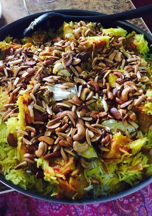 صورة لوصفة برياني بالدجاج