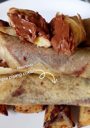 Foto resep Lumpia pisang coklat