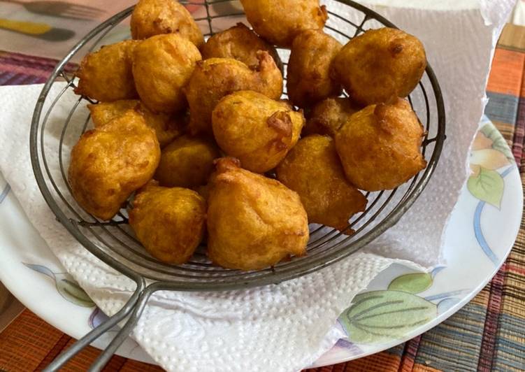 Langkah Langkah Memasak Cekodok labu yang Praktis