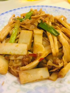 辣炒豆瓣桂竹筍 的食譜成品照片