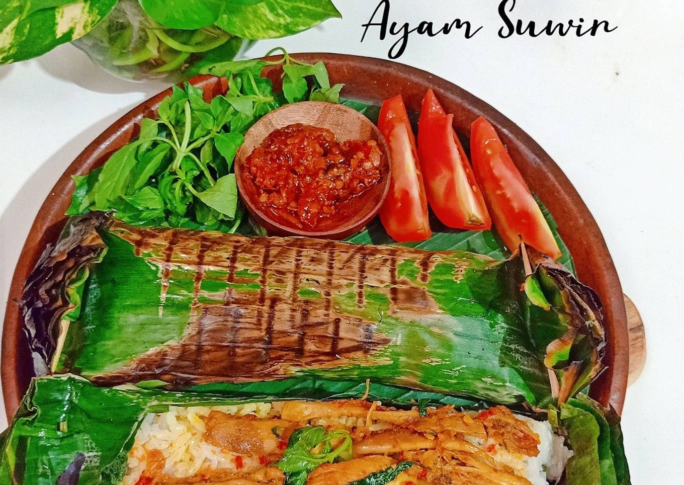 Nasi Liwet Bakar Ayam Suwir