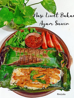 Foto resep Nasi Liwet Bakar Ayam Suwir