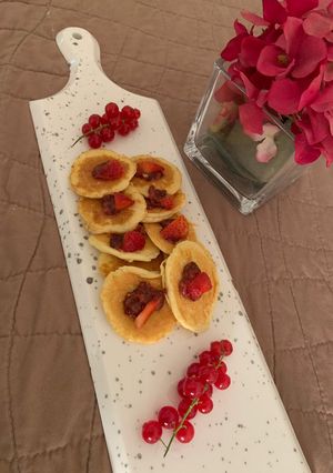 صورة لوصفة ميني بان كيك اللوز