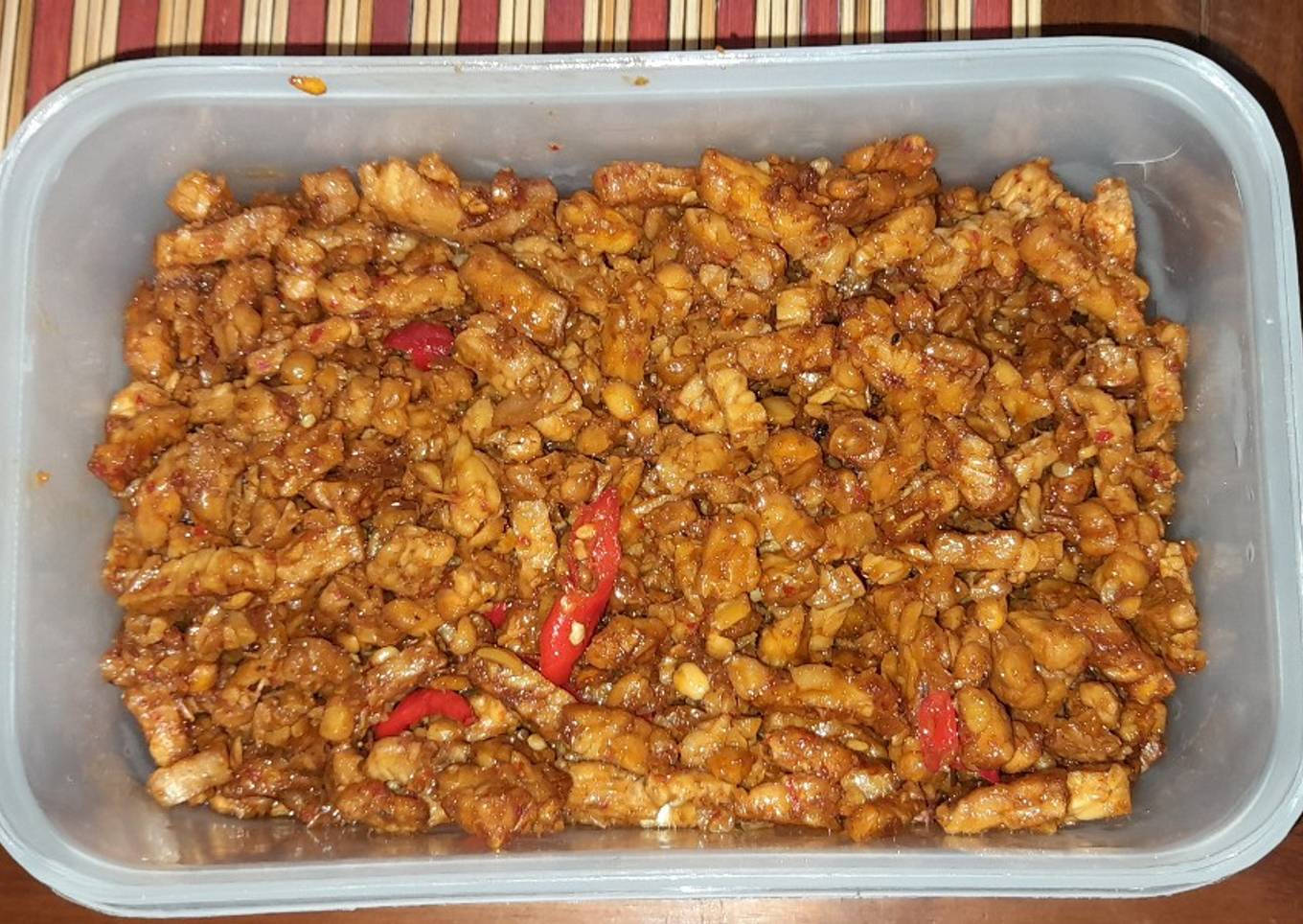 Tempe orek pedes manis