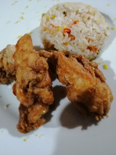 Una foto de Pollo apanado