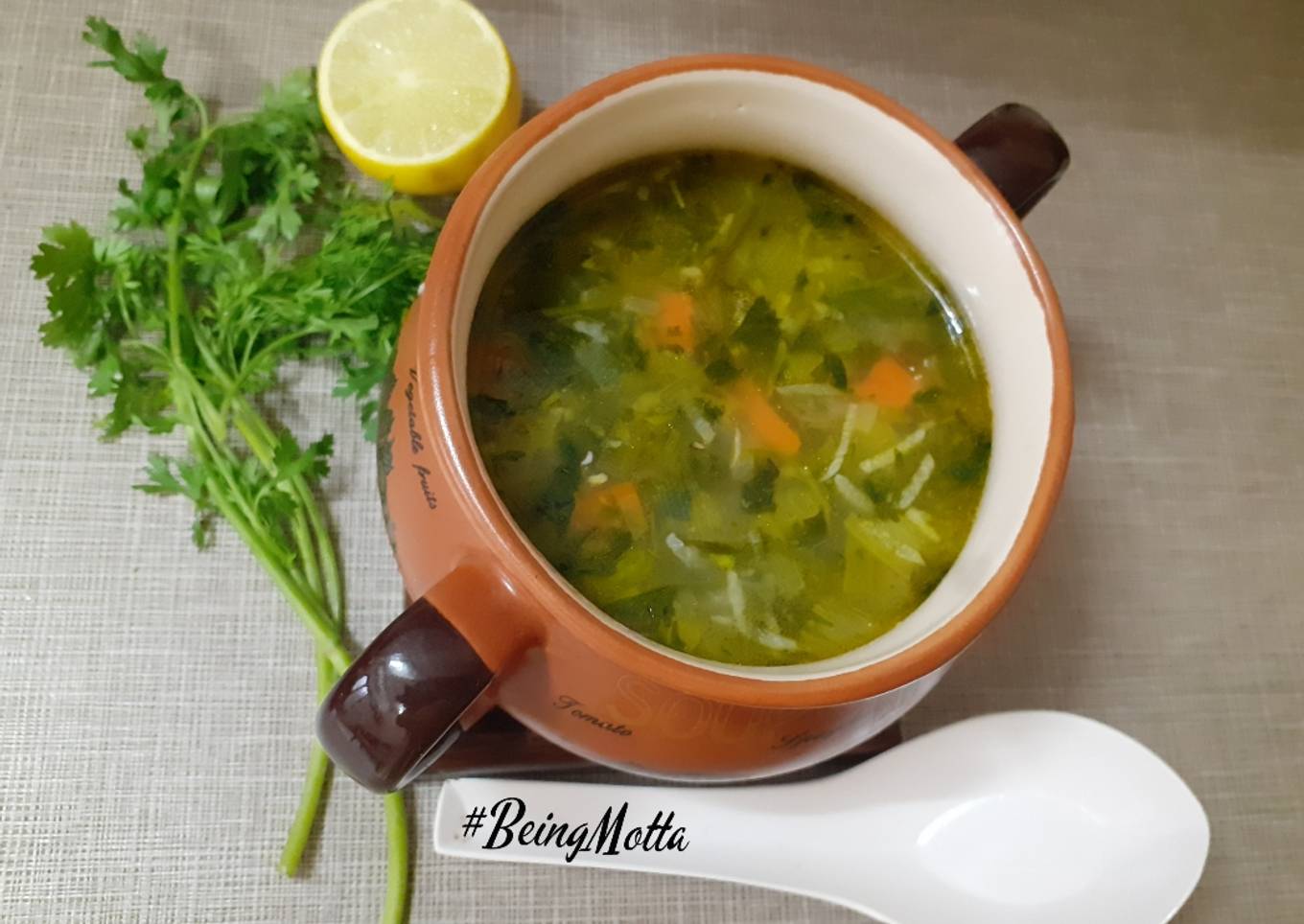 Corainder Lemon Soup