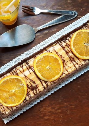 Une photo de ☆Tarte Orange Chocolat☆