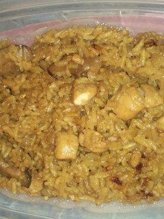 Foto resep Nasi Tim Ayam Jamur versi Rice Cooker