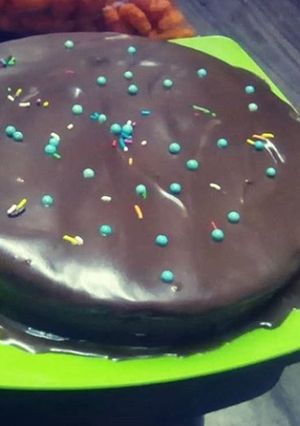 Una foto de Pay de chocolate sin horno