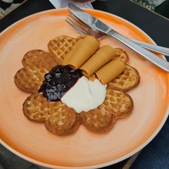A picture of Waffle.