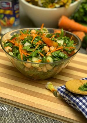 Chickpeas salad 🍜🍜 ainihin hoton girkin