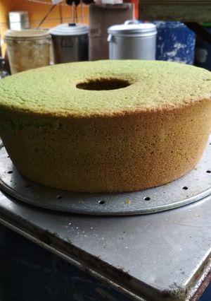 Foto resep Bolu pandan panggang