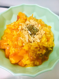 Una foto de RISOTTO MUY CREMOSO CON ZAPALLO 🍚🎃🍚🎃