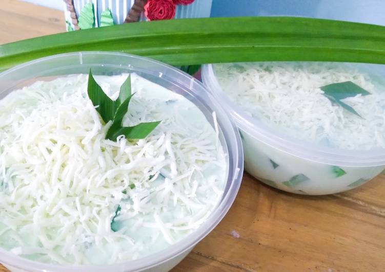 Cara ramu Buko Pandan Creamy  yang Bikin Ngiler