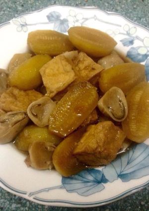 Hình của món Dưa Hường Kho Chay.