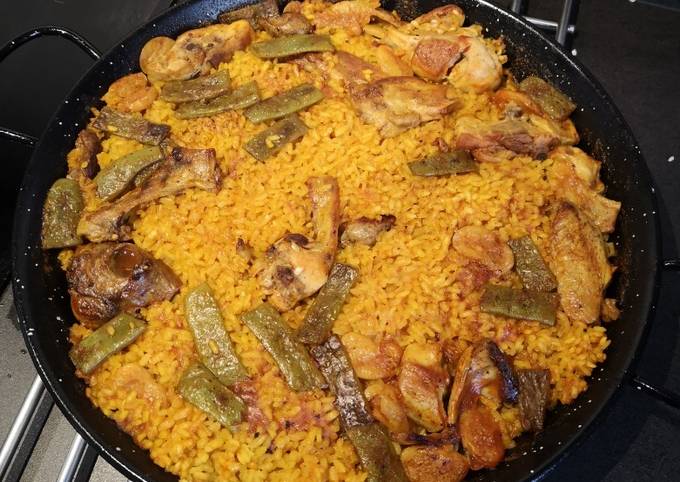 Paella De Pollo Y Conejo Valenciana Receta De Josefa Menchero Cookpad 8186