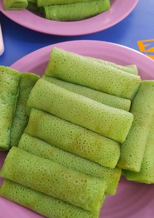 Foto resep Dadar gulung berpori isi kelapa