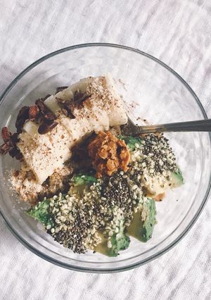 Hình của món 🥣Yến Mạch Overnight Eat Clean.