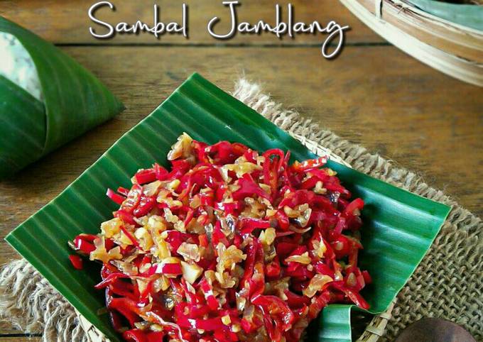 Resep Sambal Jamblang Khas Cirebon Oleh Yuliana Menjoi Cookpad