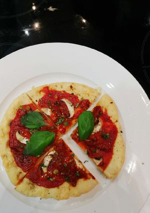 A picture of Quick gluten-free Pizza Base.
