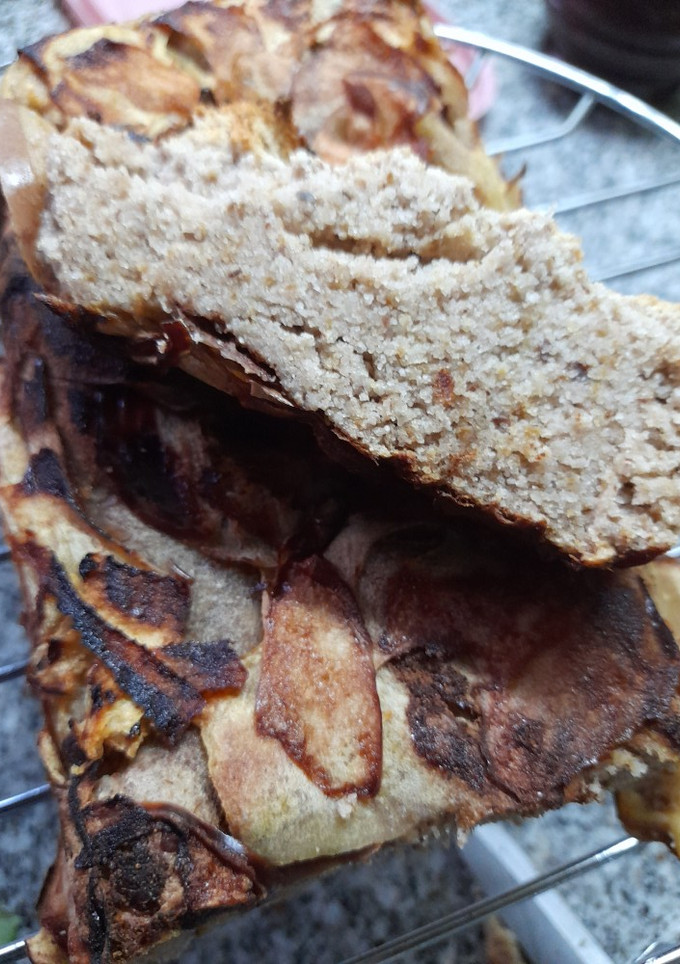 Una foto de Budín de manzana y canela (sin harina de trigo)