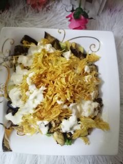 صورة لوصفة سلطة أم كشة 🙄😂😋