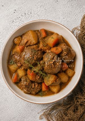 Foto resep Bola Daging Rempah Creamy
