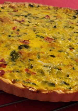 Una foto de Tarta de zapallitos sin gluten versión mejorada