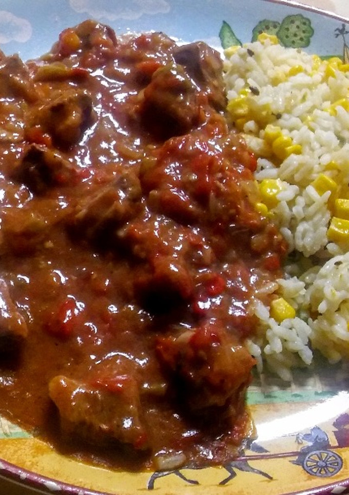 Una foto de Carne en jocón (de Guatemala)