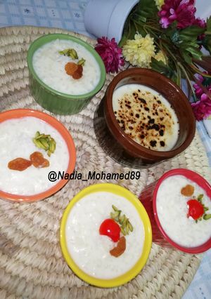 صورة لوصفة الرز بلبن المصري بدون نقطه ماء