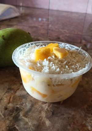 Foto resep Salad buah mangga pisang