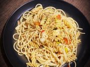 Gambar pasta fusilli tomat