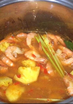 Foto resep Pindang Udang Nanas